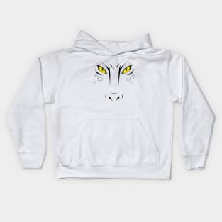 Yellow Dragon Eyes Shirt Kids Hoodie